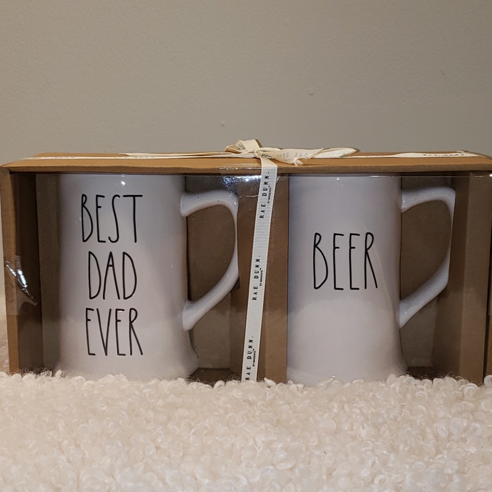 Rae dunn Fathers Day Mug Set